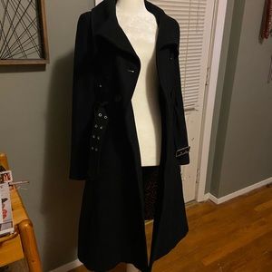 Marvin Richards Black/Leopard Print Lined Coat